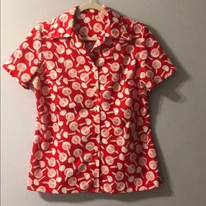 70s Vintage Mushroom Shirt